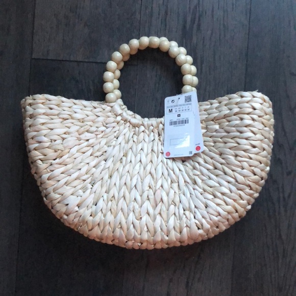 Zara Handbags - Zara woven boho tote